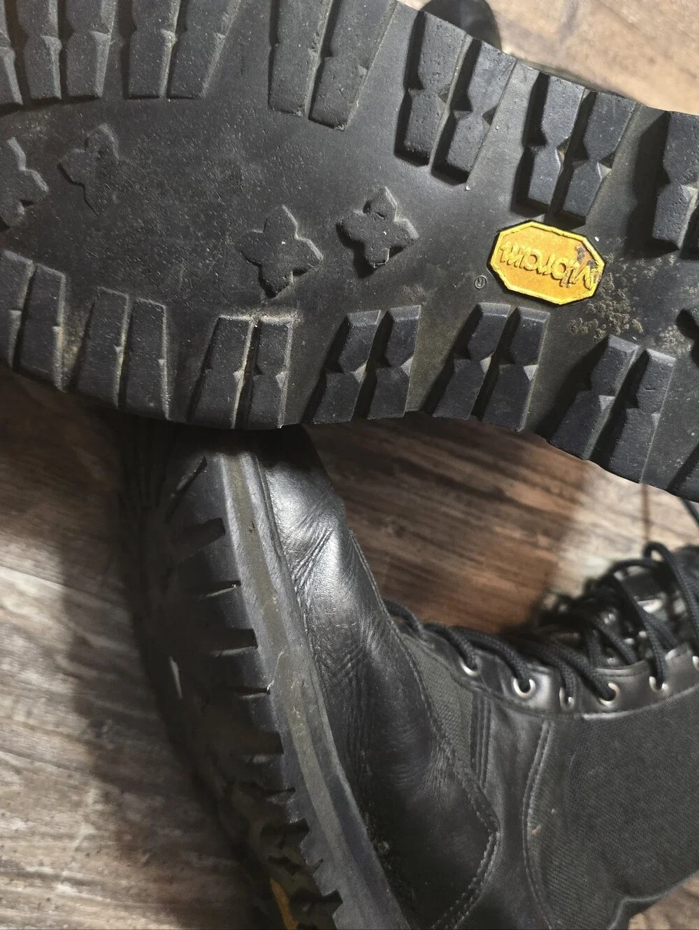 Danner Black Lace-Up Tactical Boots